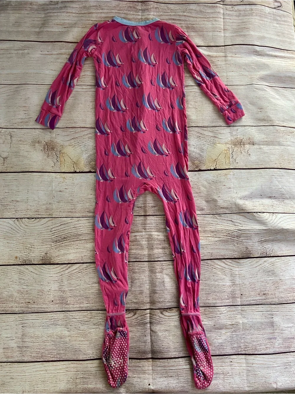 Kickee Pants Sailboat Footie